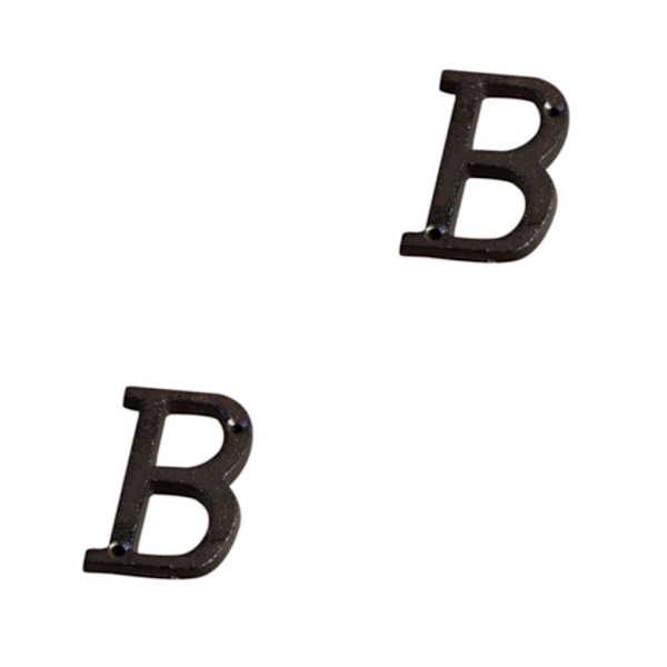 1/2/3/5 metall husnummer plakett Hållbar och rostsäker dörr B17--B 2Set