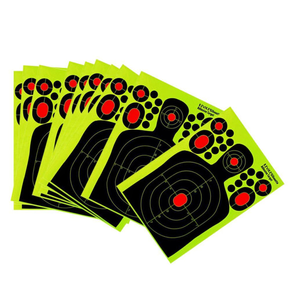 10 Splatter Reactive Self Adhesive Targets För