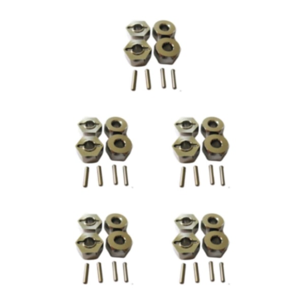1/2/3/5 4MM hjulfäste för 1/14 LC larvband Hög precision 4MM titanium color 5Set