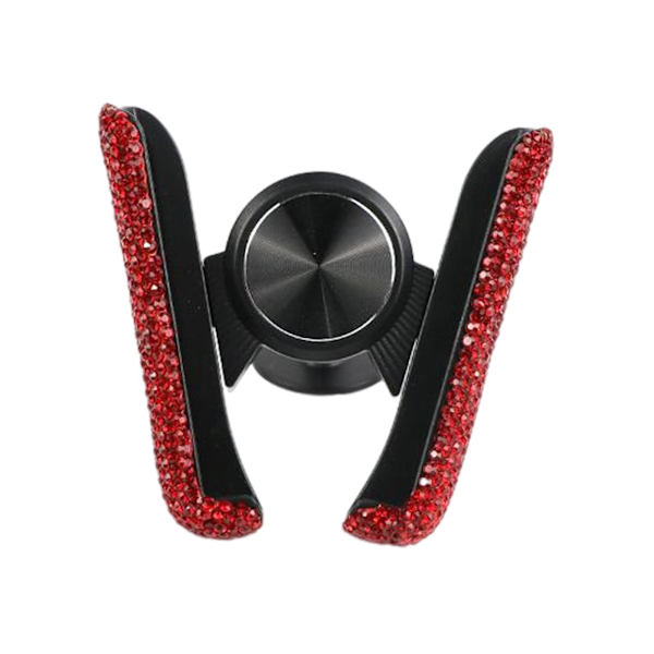 1/2/3/5 Biltelefonhållare Bilinredningstillbehör klämma Bling för Red 3.35 Inchx3.35 Inch 1Set