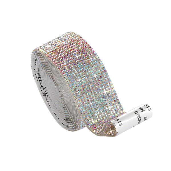 1/2/3/5 Självhäftande Crystal Rhinestone För Diamond Ribbon DIY Multicolor 2.7cm 1Set