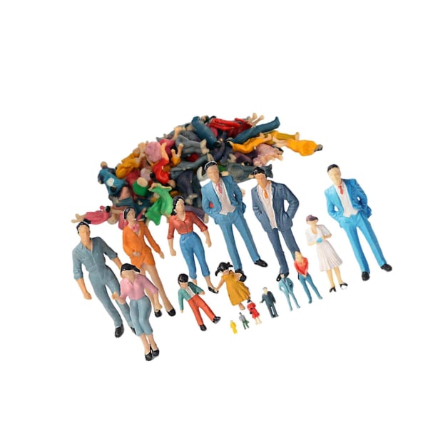 1/2/3/5 Handmålade figurer Diverse poser Sandbord Tiny 20 Pcs 50th 5Set
