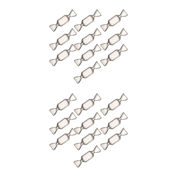 1/2/3/5 Candy Shaped Mini Halsband Organizer Örhängen Halsband Transparent 10 Pcs 2PCS