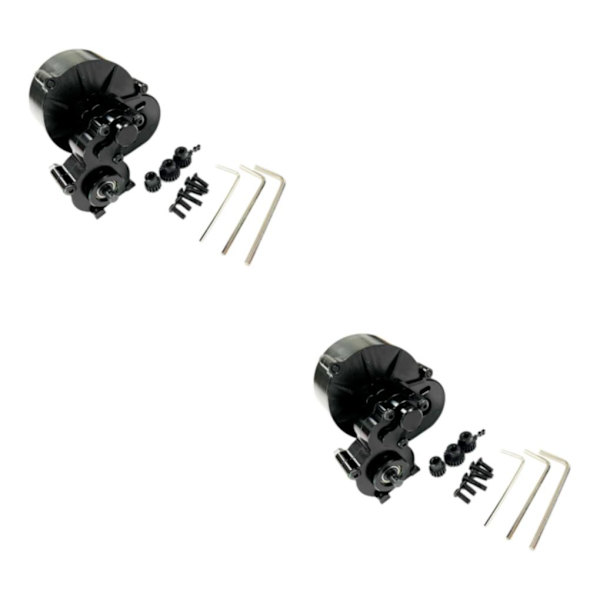 1/2/3/5 Metal Transmission Växellåda Motorväxel För 1/10 Axial Black 2Set