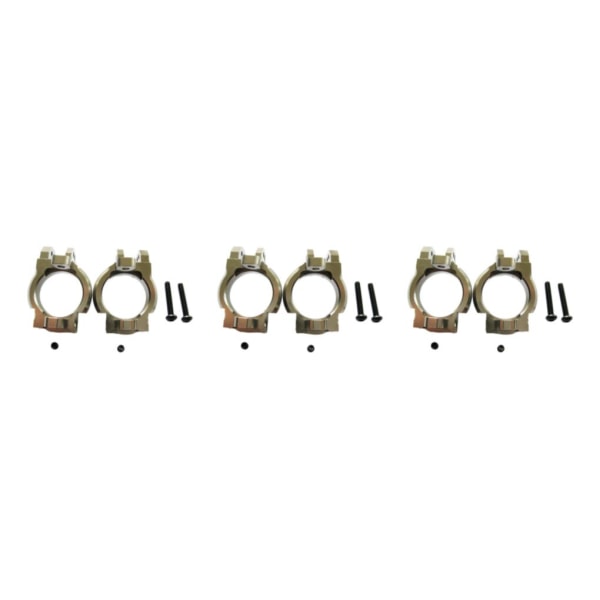 1/2/3/5 2pack/lot Aluminium främre C-nav hjulblock för axial Titanium 3Set