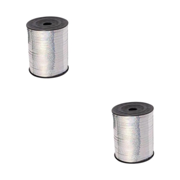 1/2/3/5 Golden Curled Ribbon Plast Robust och hållbar för silver ribbon Laser 2Set