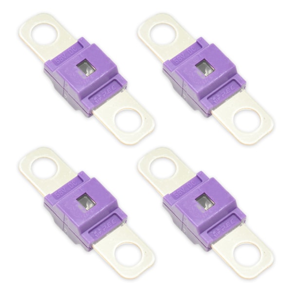 1/2/3/5 4 stycken plastisolator för högströmssäkring bred purple60A 8*4CM,4pcs 1 Pc