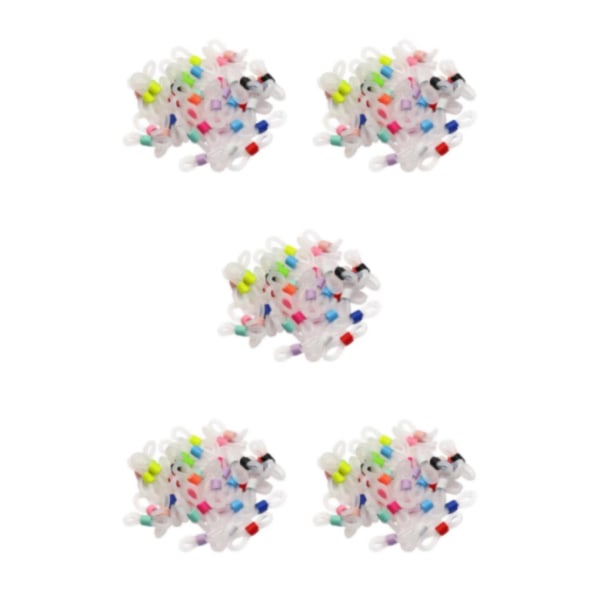 1/2/3/5 50 st Glasögon Glasögon Kedjeremshållare Loop Ends Type D 50 Pcs 5Set