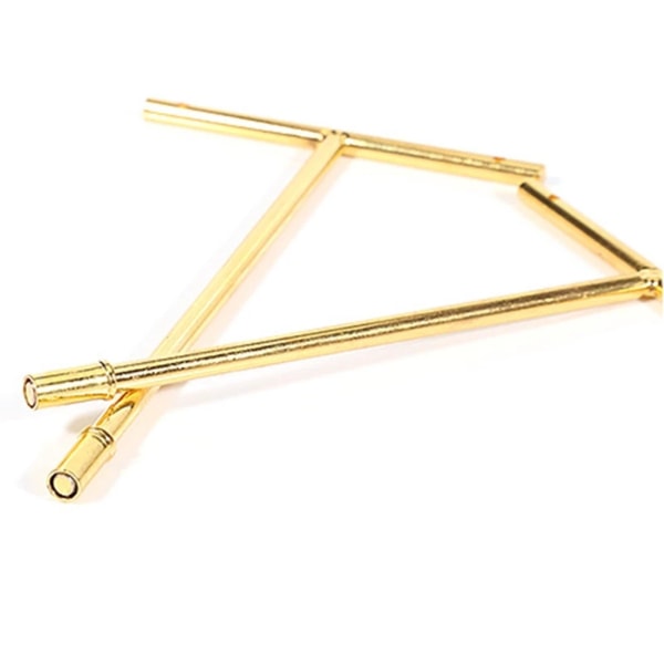 1/2/3 metall smycken T-Shape örhängen Display Rack Stativ Gold 4 x 4 x 14cm 1Set