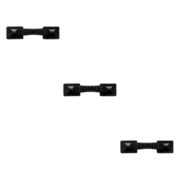 1/2/3/5 PVC- nylon Armstödsgrepp för uppblåsbar kajak Black 31x7CM 3Set