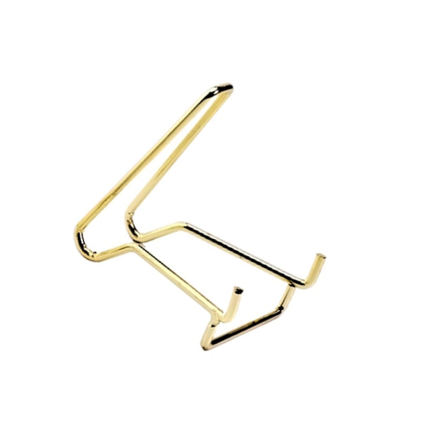 1/2/3 Iron Ores Stone Display Stand Desktop Rock Holder Base Golden M 1Set
