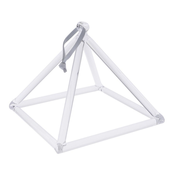 Elegant Clear Quartz Crystal Singing Pyramid 8 Crystal Singing