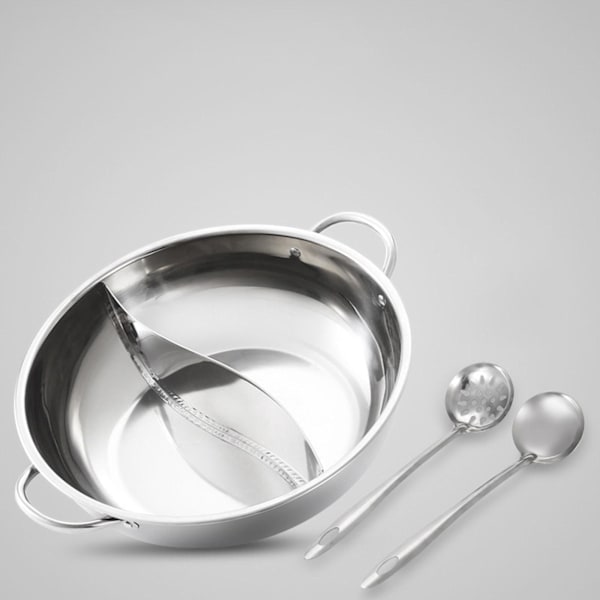 Gryta med avdelare Köksredskap Köksredskap Köksgryta för With spoon and lid