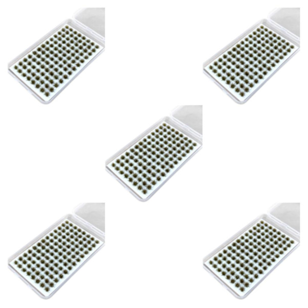 1/2/3/5 Resin Mini Grass Tuft Lågt underhållsminiatyrer Statisk No.6 5Set