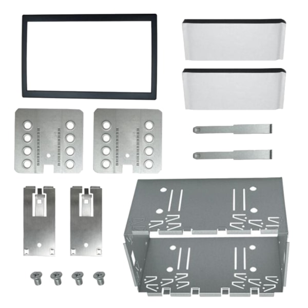 2DIN Metal Fascia Monteringsbur Dash Kit Bilradio DVD Stereo