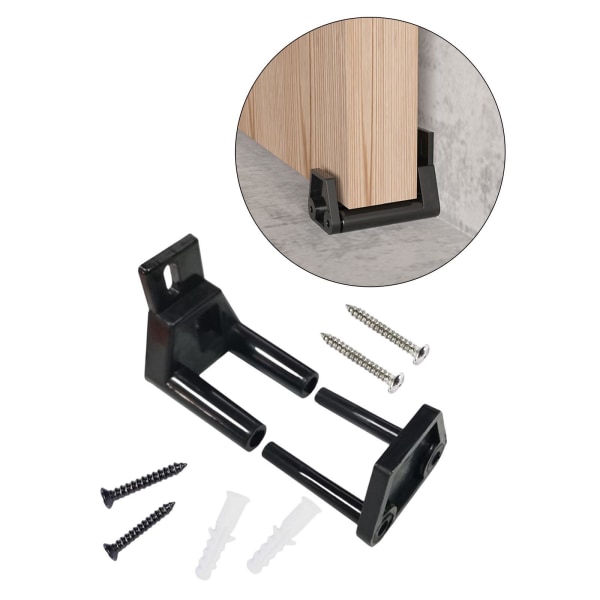1/2 2st skjutbar ladugårdsdörr Golvguider Bottenguide Golvfäste 1Set
