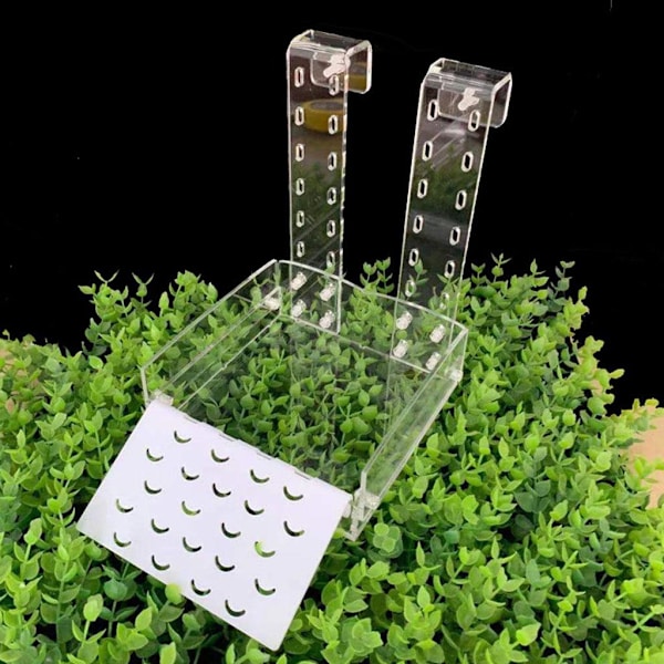 1/2 Tortoise Ramp Climbing Eremit För Crab Turtle Basking Clear 13x20cm 1Set