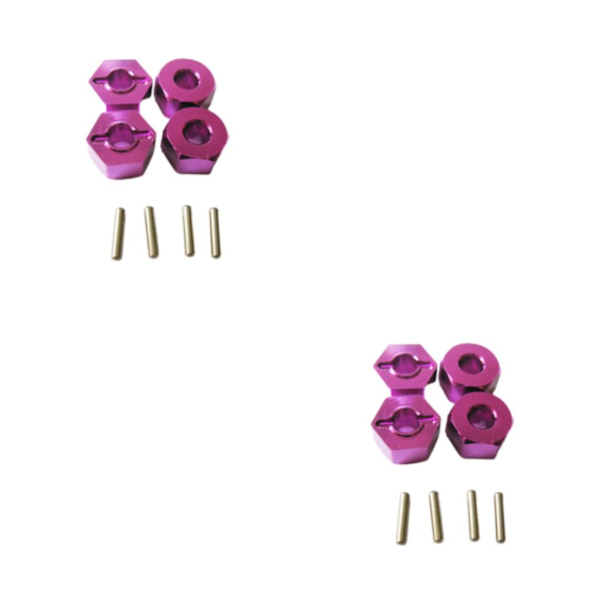 1/2/3/5 4MM hjulfäste för 1/14 LC larvband Hög precision 4MM purple 2Set