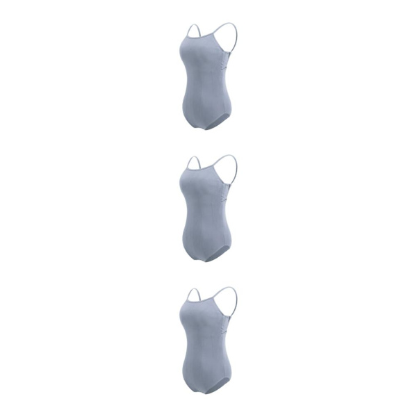 1/2/3 Dance Body Balett Leotard Dansoutfit Andas Light Gray XL 3PCS