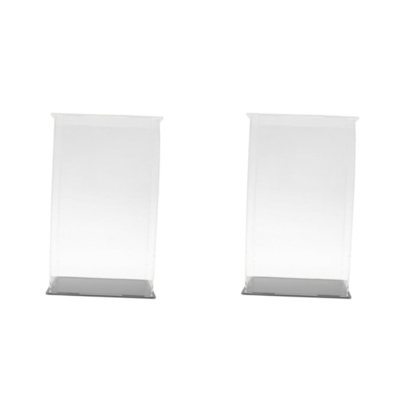 1/2/3 Akryl Display Box Case Modell Figur Display Dammtät Clear 13.5x11x23.5cm 2Set