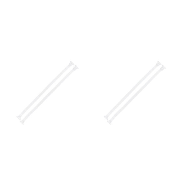 2/3/5 Dam Non-För slip BH-remmar Justerbar ersättning White 2Set