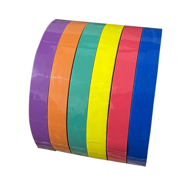 1/3 6st Sticky Ball Tape Dekompressionsleksaker Hantverksspel för Dark Color 2.4cm 1 Pc