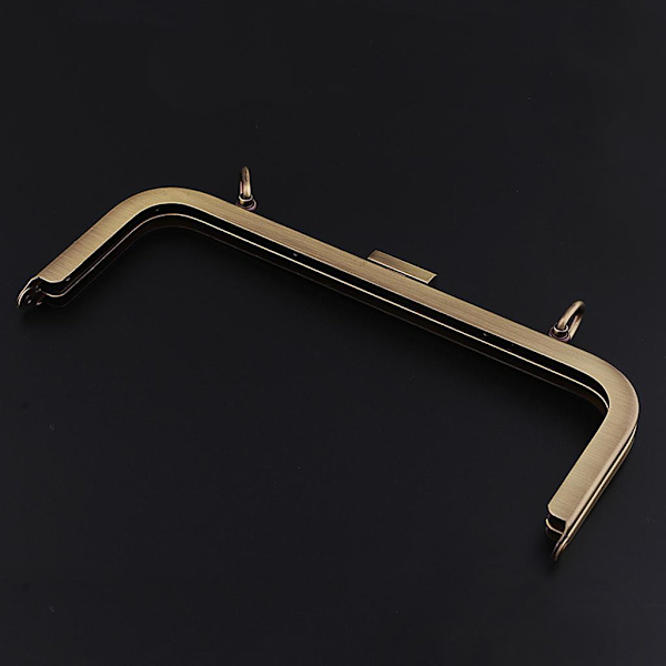 1/2 21x8cm metallram Kysslås Lås för DIY-handväska Handväska 1Set