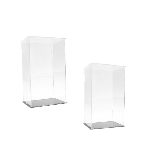 1/2/3 Akryl Display Box Case Modell Figur Display Dammtät Clear 13.5x11x23.5cm 1Set