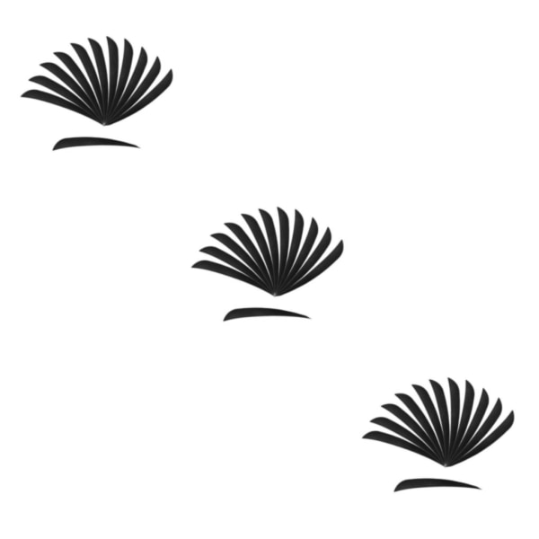 1/2/3/5 12 stycken För Bågskytte Jaktfjäder Fletching Right Black 3Set