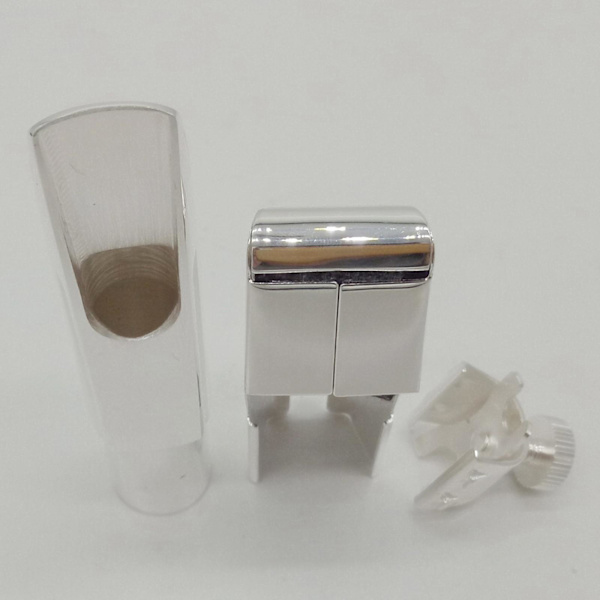 1/2/3/5 Nybörjarvänlig altsaxofonmunstycke med Silver Size 6 1 Pc