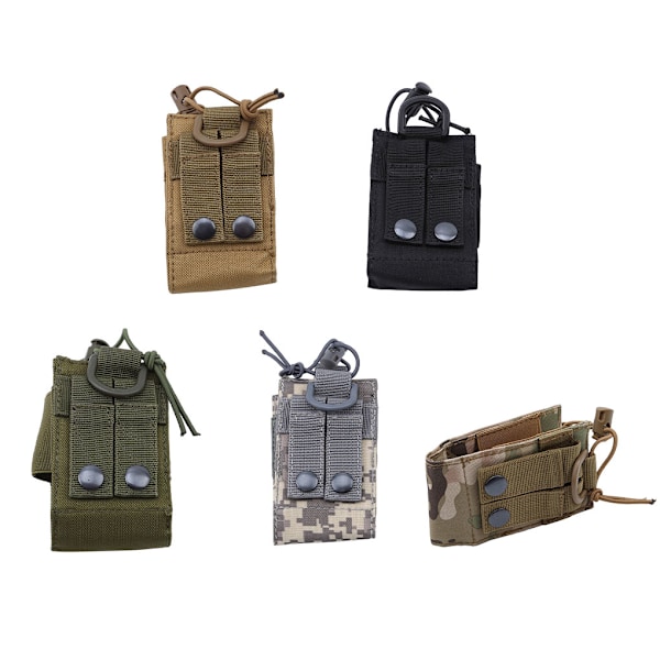 1/2/3/5 Radio Intercom Bag Interphone Magazine Pouch Hunting Green Camouflage 1 Pc
