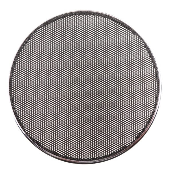 1/2/3/5 Högtalare Dekorativ cirkel Cover Galler Mesh Black 4 Inch 1Set