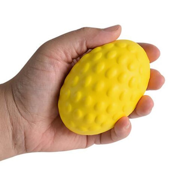 1/2/3 Hand Grip Ball Finger Force Training Oval för äldre without five finger 1Set