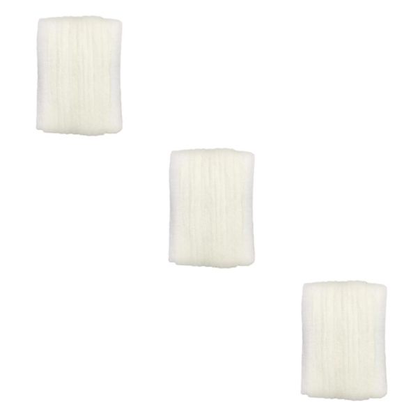 1/3/5 Löslig Pva Mesh Bait Storage Bag Tackleutrustning White 44mm 3Set