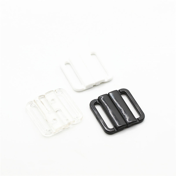 1/2/3/5 Plast BH Strap Juster Spänne Vackert utförande Transparent 20mm 1Set
