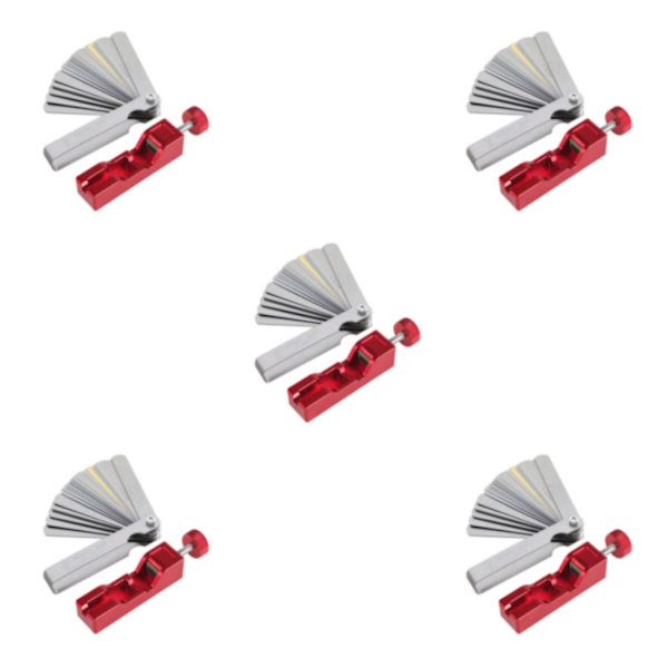 1/2/3/5 Bekväm och säker bilverktygssats för bil red Package feeler gauge 5PCS