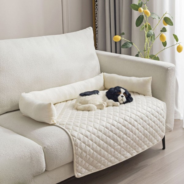Hushållsvinter Pet Plysch Mat Soffa Soffunderlag Medium Animal Grey Purple 90x90cm