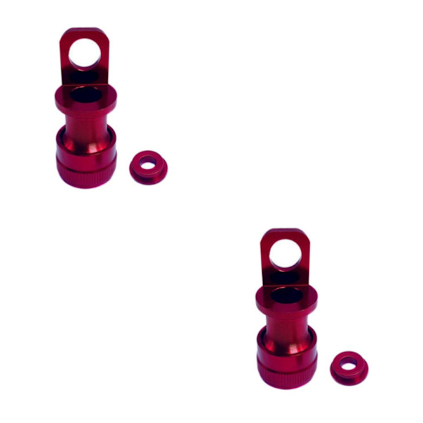 1/2/3/5 Quick Release Pedal Hållare Bike Pedal Spänne för För Red 10mm 2Set