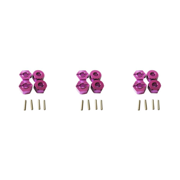 1/2/3/5 4MM hjulfäste för 1/14 LC larvband Hög precision 4MM purple 3Set
