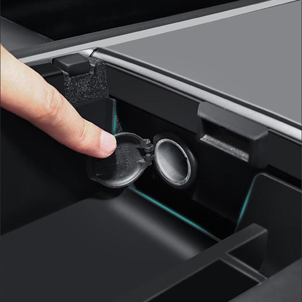 Car Center Console Organizer bricka för Tesla Model 3 Y High Rear Regular