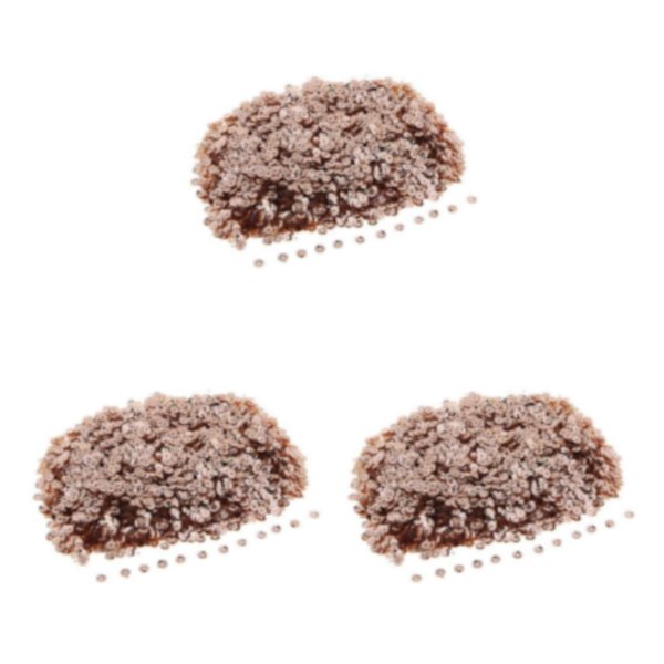 1/2/3 Blommor Lös kopp Paljetter Pailletter Sy Bröllopshantverk Rose Gold 6mm 3Set