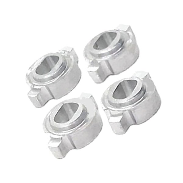 1/2/3/5 paket med 4 kopplingskonverteringsadapter för Zero-Z 1/28 RC silver inner dia 2x3mm 2Set