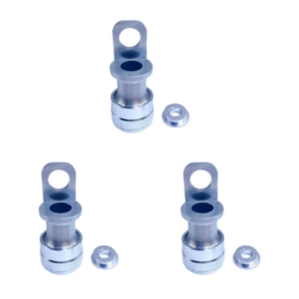 1/2/3/5 Quick Release Pedal Hållare Bike Pedal Spänne för För Silver 10mm 3Set