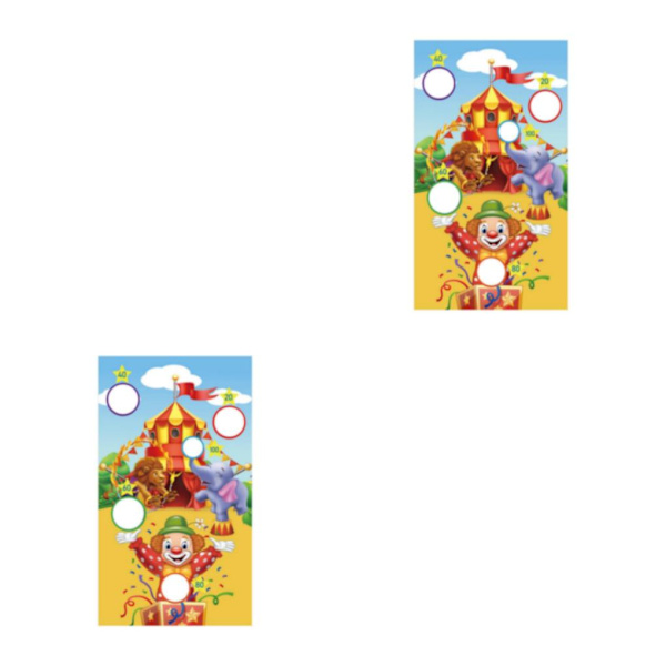 1/2/3 Återanvändbara speluppsättningar Banner Friends Interaction Toss Game Style E 2Set