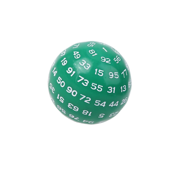 1/3/5 Akryltärningar Spelunderhållning Familjepolyedriska tärningar Green 48mm 1Set