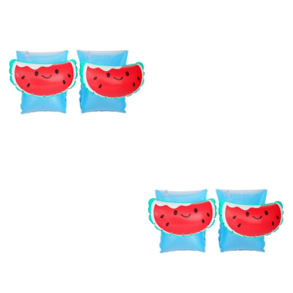 1/2/3/5 2x uppblåsbara armband för barn simärmar flyter Watermelon 15x15x1cm 2Set