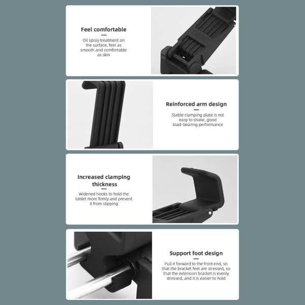 1/3/5 Tablet Extended Bracket Holder Extender Universal 1Set