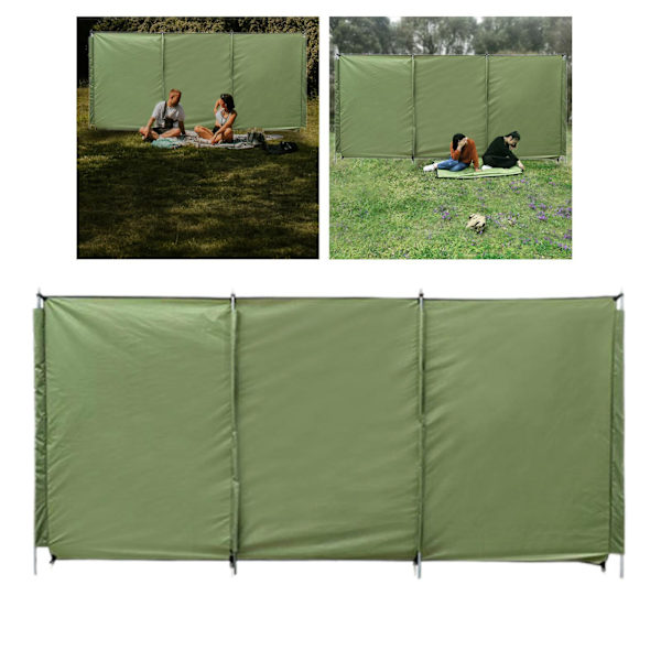 Wind För Blocker För Shield Screen Vindruta Vinterspis för Army green 300*140cm