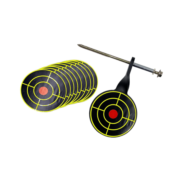 1/2/3/5 Metal Practice Target 5mm Tree Standing Target Rotary 5Set
