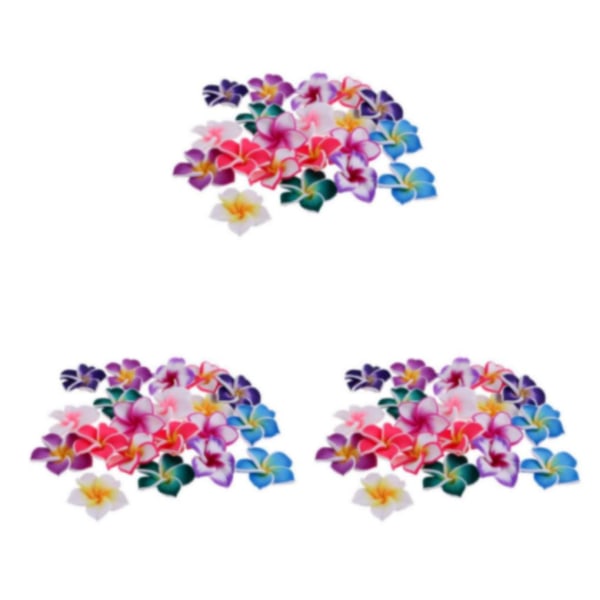 1/2/3/5 20 stycken Blandade färger Flower Polymer Clay Beads fynd 35mm 3Set